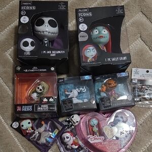 Lot Of Nighmare Before Christmas Figurines